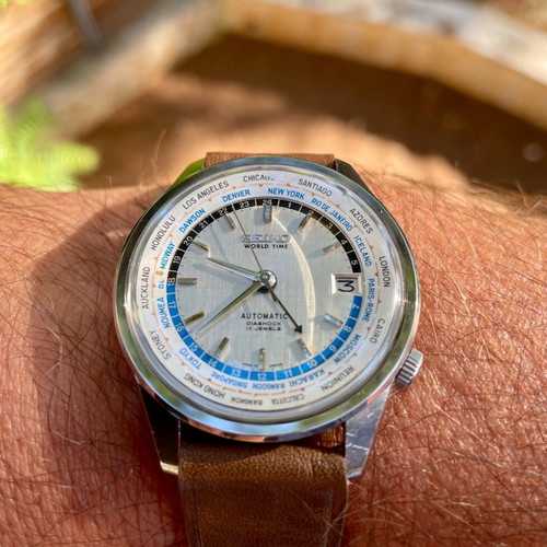 Seiko World Time Vintage 1968 like new Asian Games model