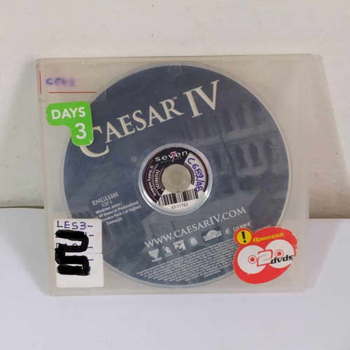 Caesar IV PC game used, 2 CDs