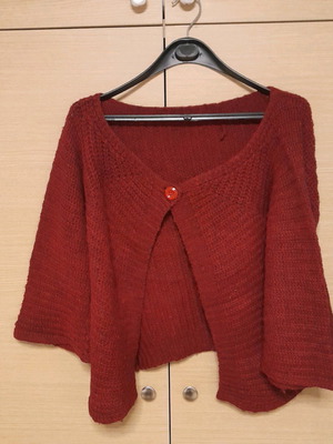 Bolero burgundy used, one size