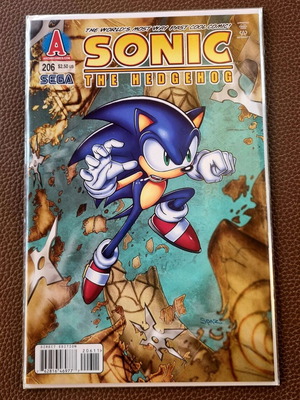 Sonic The Hedgehog Comic Book #206 Καινούργιο 2010