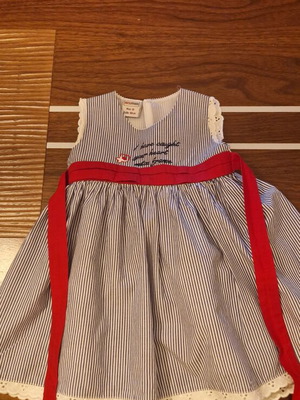 Matou France striped baby dress