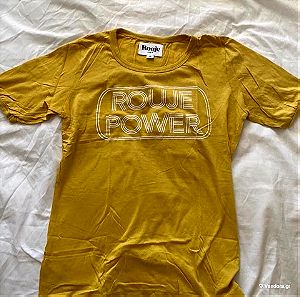 Καινουρια κίτρινη κοντομάνικη μπλουζα ROUJE PARIS αξίας 120€