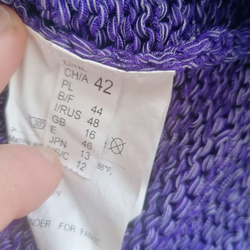 Gerry Weber vintage purple knitted sweater used, medium size