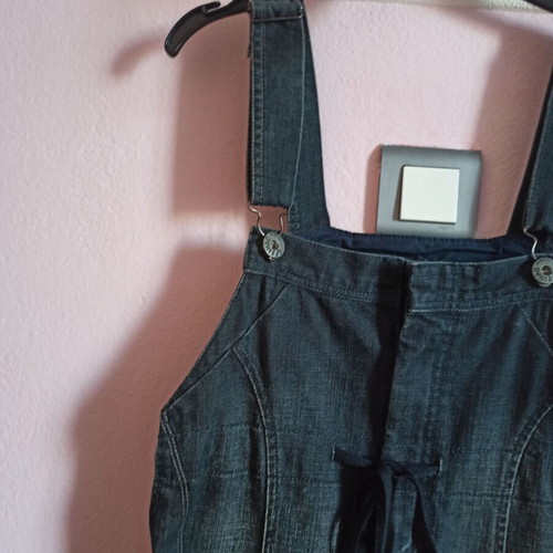 Attrattivo women's denim salopette blue small like new