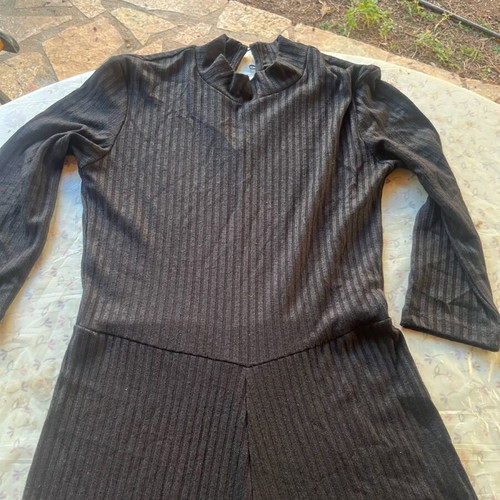 Women's jumpsuit like new, black, size M