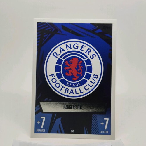Rangers F.C. Topps collectible card like new