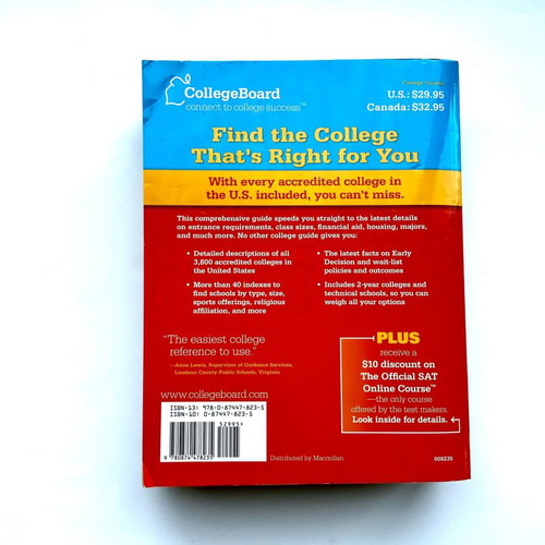 College Handbook 2009 used, 46th edition