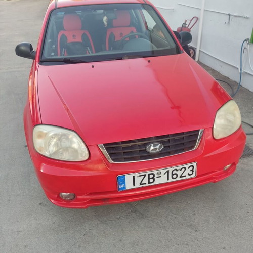 Hyundai Accent used, red, 1341cc, 84hp, 130873 km