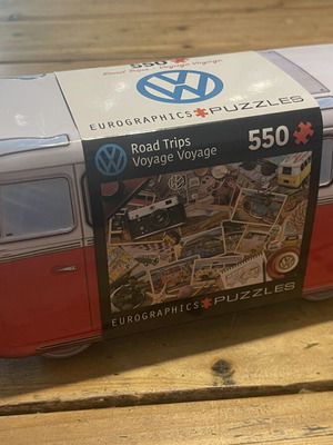 Eurographics VW Bus Road Trips Puzzle 550 pieces like new
