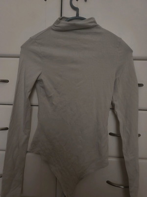ASOS бежово-бял боди като нов, XS