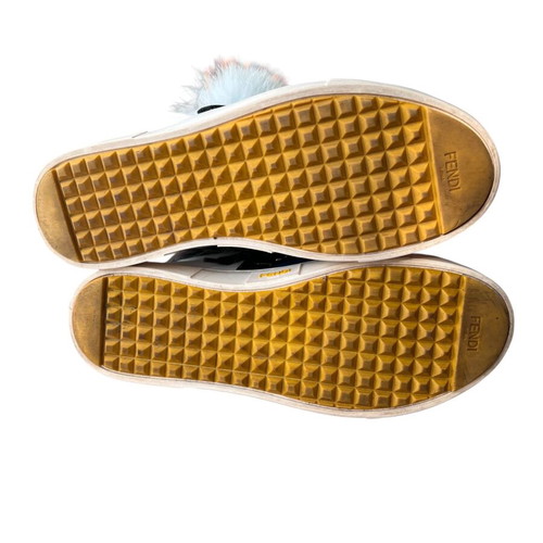 Fendi Karlita sneakers used, size 37, white and black