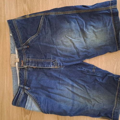 Bershka short jeans, blue, size M