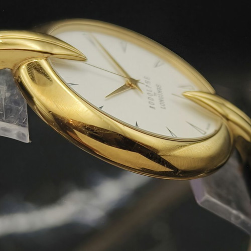 Rodolphe by Longines Swiss Quartz wristwatch, gold tone