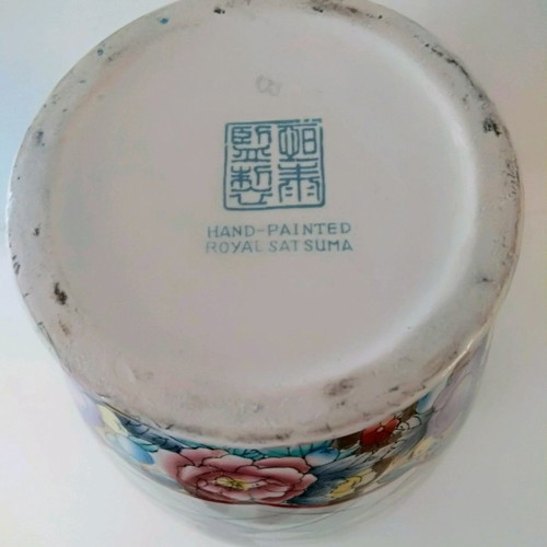 Royal Satsuma vase and jewelry box used