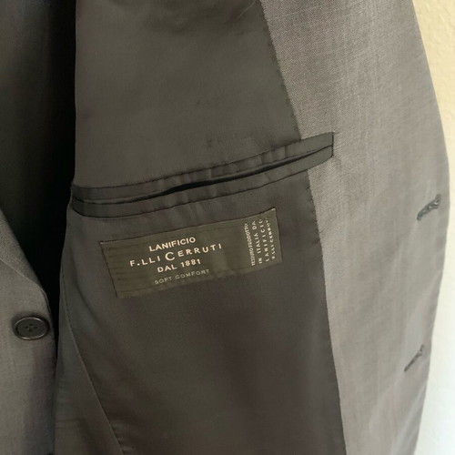 Cerruti Vintage men's jacket used, blue, size 50