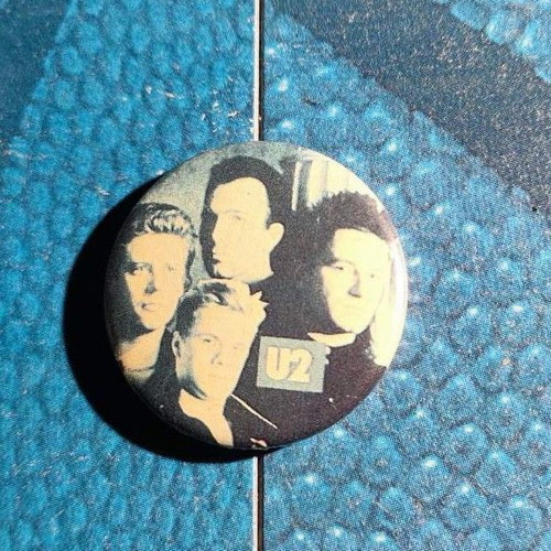 Vintage U2 pins new, pack of 4 pieces
