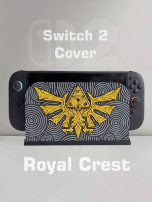 Nintendo Switch 2 Zelda Royal Crest Dock Cover new