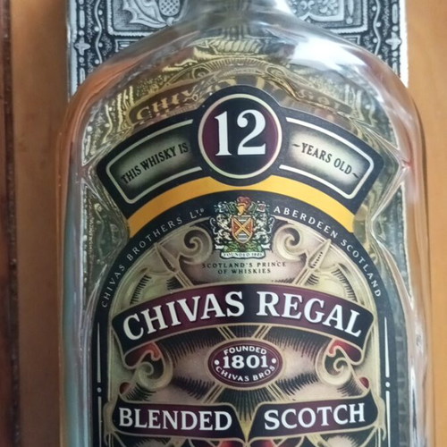 Chivas Regal 12 ετών 500 ml σπάνιο μπουκάλι σαν καινούργιο