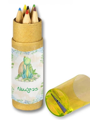 Dinosaur Colored Pencils new, 10 pieces with name