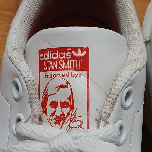 Adidas Originals Stan Smith sneakers size 38.5 used, white and red