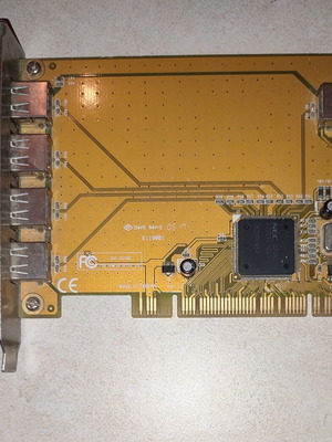 USB 2.0 4-Port PCI Card Ver1.2 used