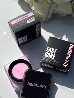 Huda Beauty Easy Bake Loose Powder UBE Birthday Cake new