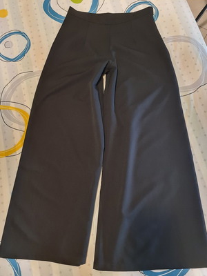Aggel Knitwear wide-leg pants black size L like new