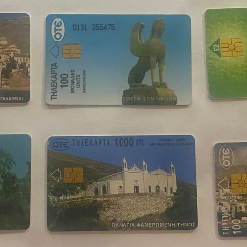 Collectible phone cards like new, pack of 12 euros