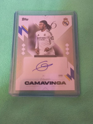 Κάρτα Eduardo Camavinga Base Auto Topps καινούργια