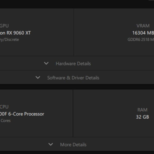 Gaming PC like new with AMD Ryzen 5 7500F and Sapphire Radeon RX 9060 XT