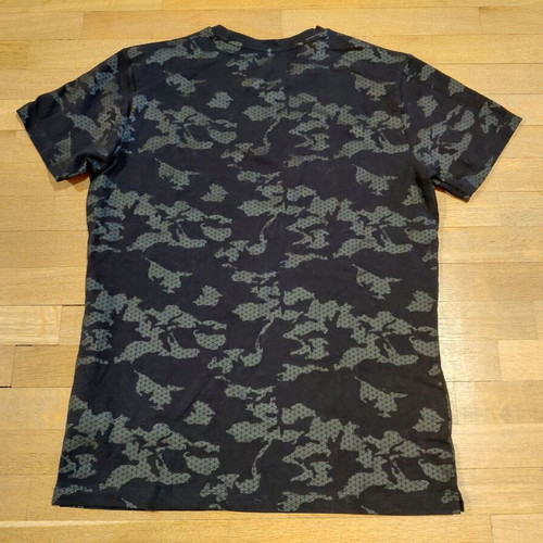 Scuderia Ferrari Camouflage Shirt Size S like new, black and gray