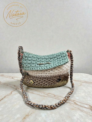 Handmade multicolor shoulder bag like new