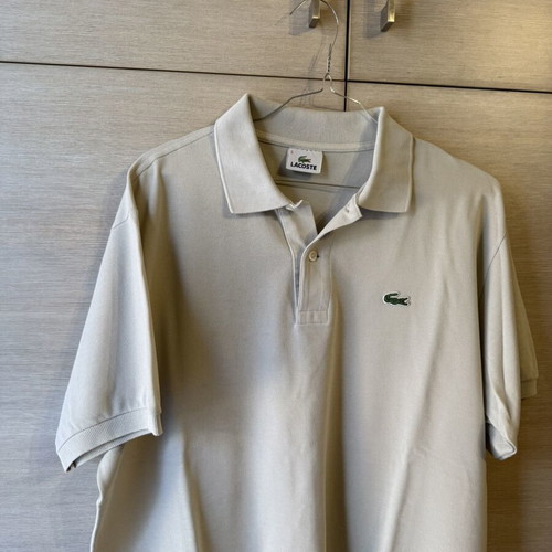 Lacoste polo shirt, size large, beige sand color