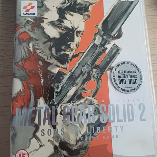 Metal Gear Solid 2 Sons of Liberty PS2 used with bonus DVD