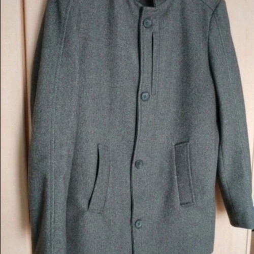 Men's winter coat like new, dark gray, size M