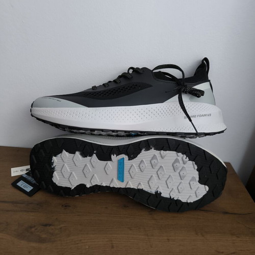 Zara Athletic Spume Foam V3 Sneakers, Size 43, Black and White