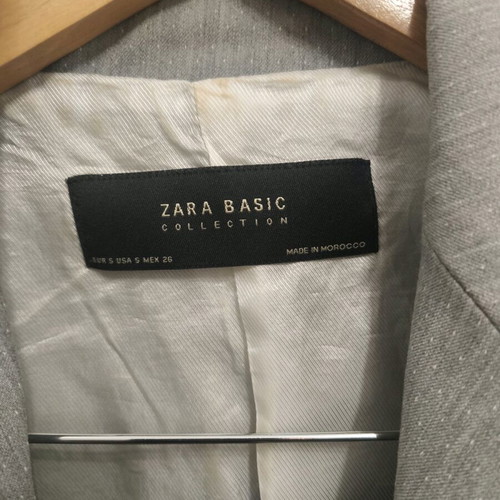 Zara grey blazer and trousers set XS