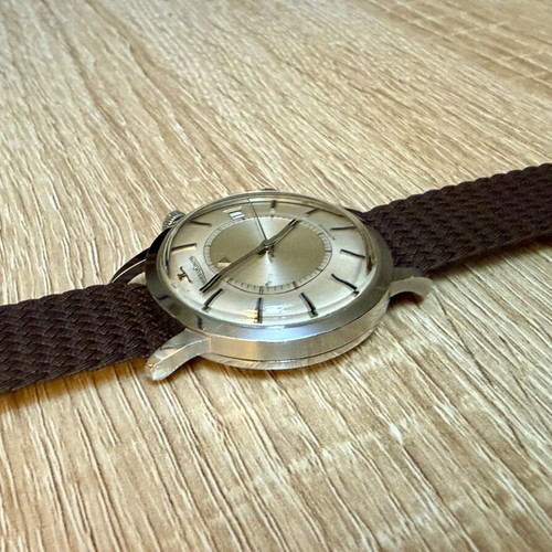 Jaeger Le Coultre Memovox watch used with alarm function