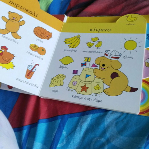 Children's educational book Spot Learns Colors used