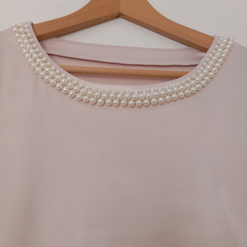 Satin blouse beige size XL like new