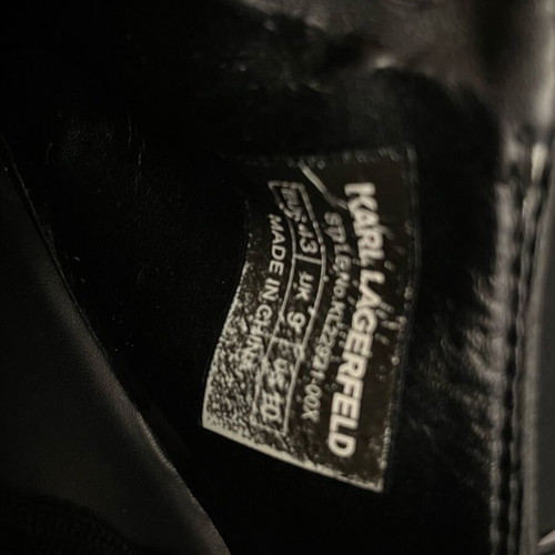 Karl Lagerfeld chunky sneakers like new, black, size 43