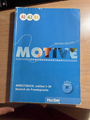 Motive A1 - A2 - B1 Arbeitsbuch used, German language workbook