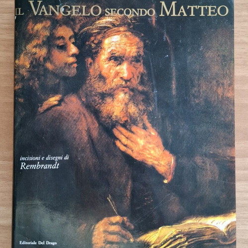 Hardcover book I Vangeli illustrati da Rembrandt like new, Italian