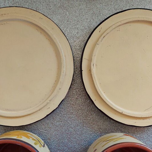Clay coffee cups like new, set of 2 from Tinos