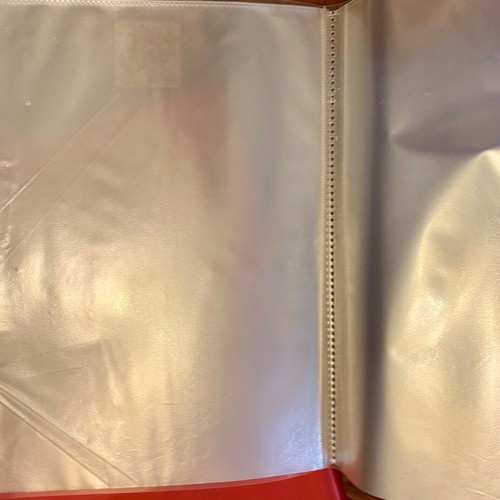 Plastic display books used, pack of 13, with 20 transparent pockets A4