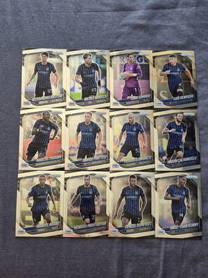 Inter Milan Panini Prizm Fifa cards pack of 12 like new