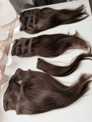 Natural Human Hair Extensions 180g 33 cm like new