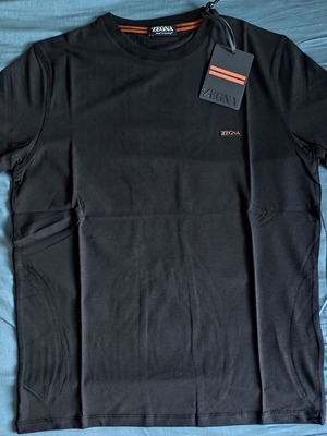 Zegna black T-shirt, thin fabric