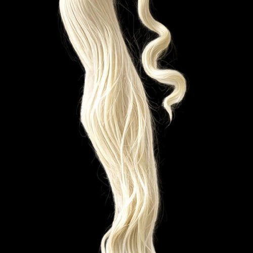 Ponytail synthetic hair extension very light blonde 613 like new