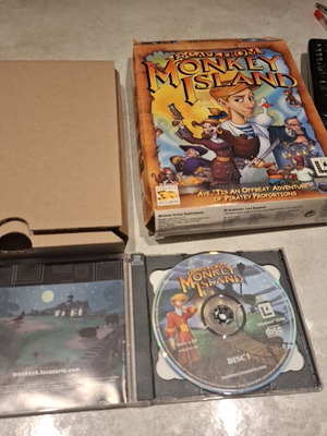 Big Box PC Monkey Island game like new